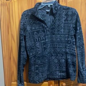 Eddie Bauer size small fleece quarter zip pullover